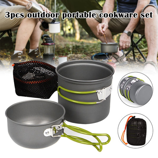Outdoor Portable Cooking Utensils Camping Cookware Pots And Pans For Camping Equipment Zj55 Jacketed Kettle - DragonHearth