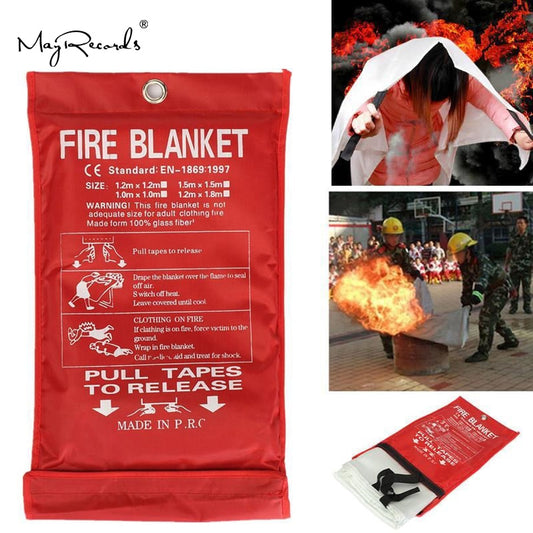 Free Shipping 1MX1M Fire Blanket Emergency Survival Fire Shelter Safety Protector Fire Extinguishers Tent - DragonHearth