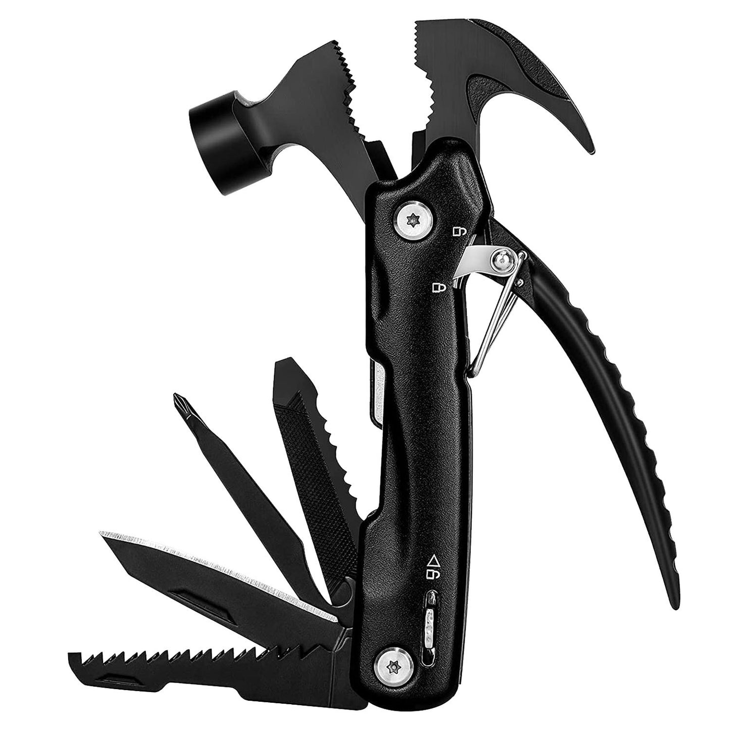 12 in 1 Hammer Multitool Portable Stainless Steel - DragonHearth
